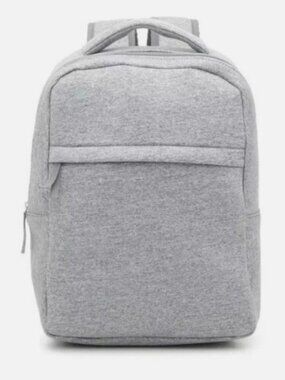 DSW Exclusive NWT Backpack Dual Shoulder strap Heather Gray Fabric Padded Handle